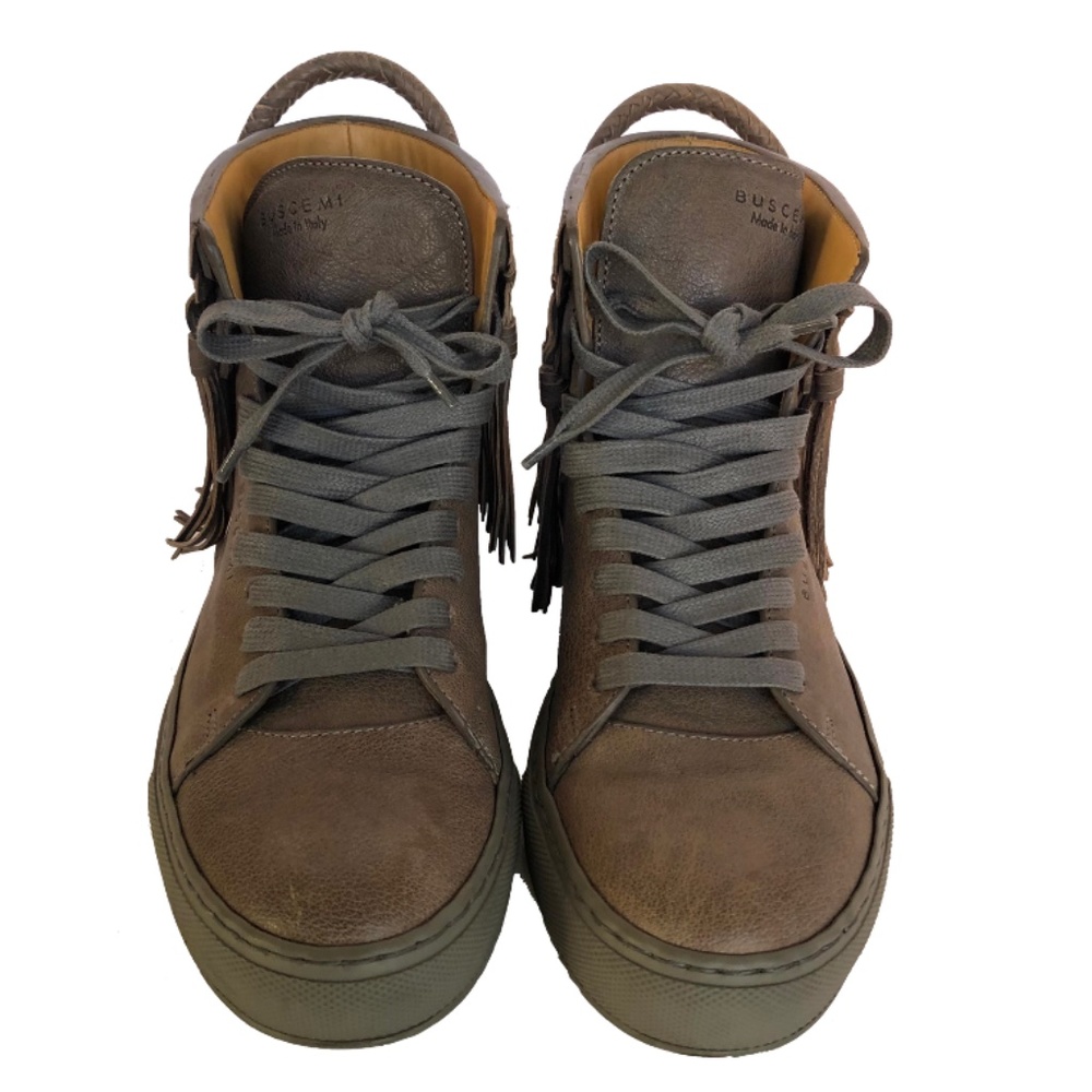 Buscemi 125mm Leather Fringe Sneakers - Picture 8 of 16